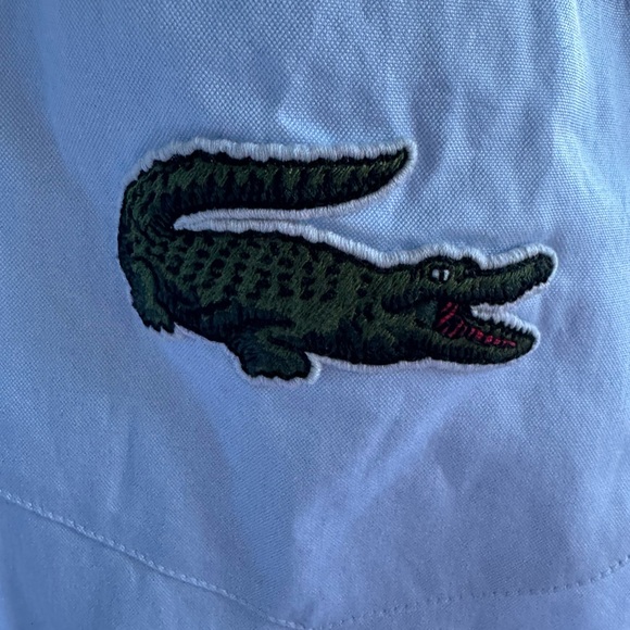 Lacoste NWT Classic Men's Blue Button Down - Oversized Alligator Sz 3XL - Picture 7 of 7